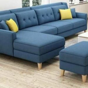 Azure Comfort L-Shaped Sectional with Ottoman