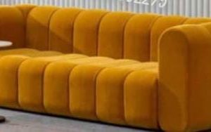 Modern Channel-Tufted Sofa