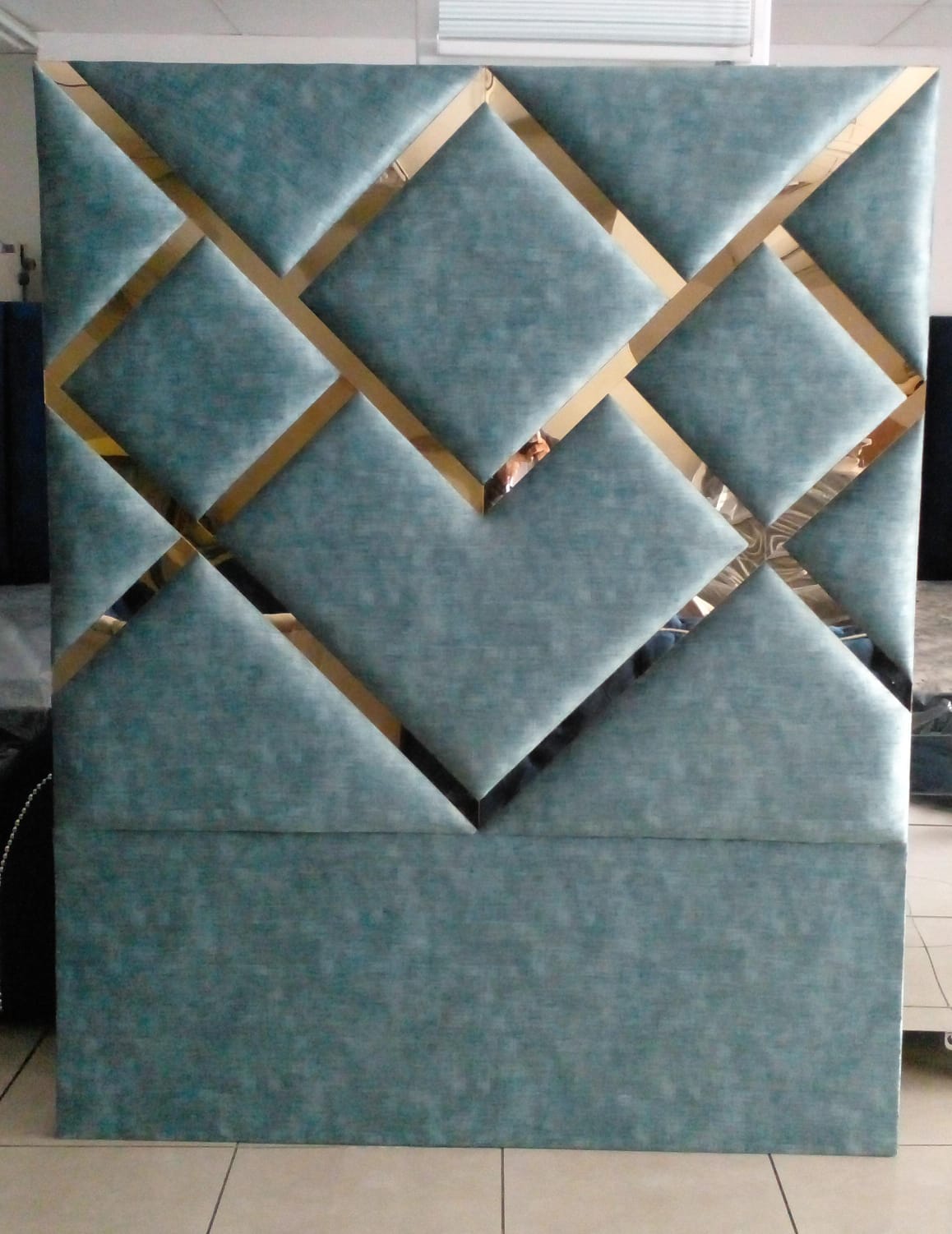 Contemporary Geometric HeadBoard